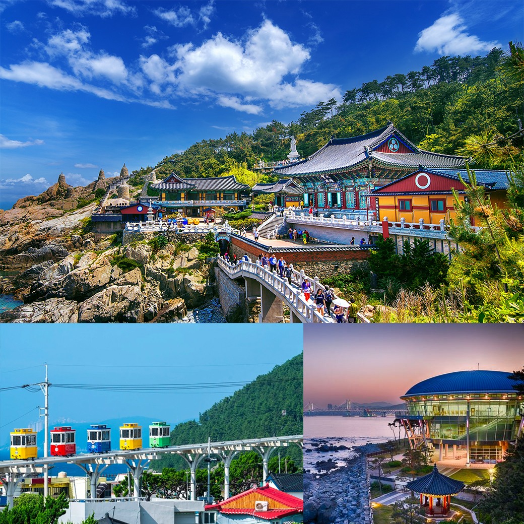 สถานที่ท่องเที่ยวยอดนิยมของปูซานและโพฮัง ประเทศเกาหลีใต้