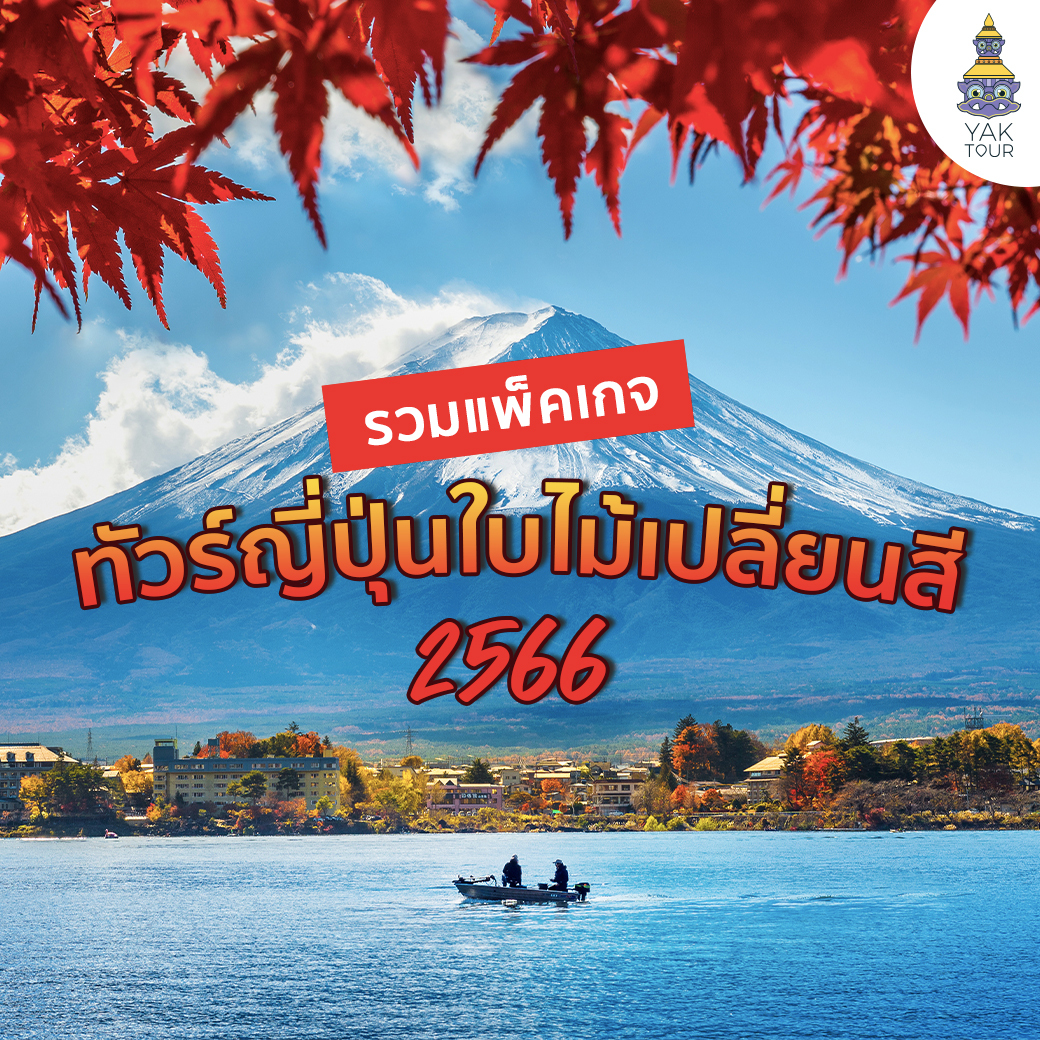 รวมแพ็คเกจ ทัวร์ญี่ปุ่น ใบไม้เปลี่ยนสี 2566 ราคาโดนใจ ต้องไปให้ได้