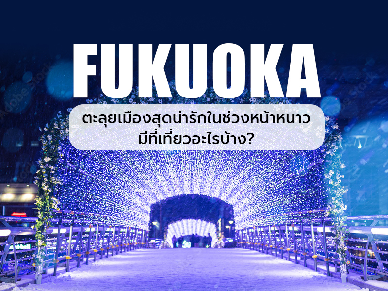 ฟุกุโอกะ (Fukuoka)  ตะลุยเมืองสุดน่ารักในช่วงหน้าหนาว มีที่เที่ยวอะไรบ้าง