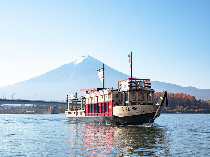 ล่องเรือทะเลสาบคาวากุจิโกะ เที่ยวญี่ปุ่น