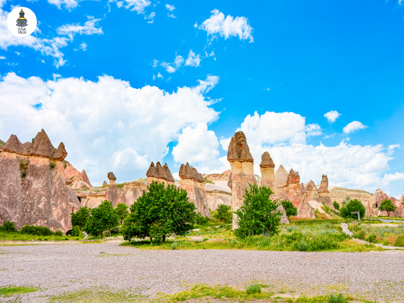 ปล่องไฟนางฟ้า เสาหินธรรมชาติรูปทรงแปลกใน Cappadocia