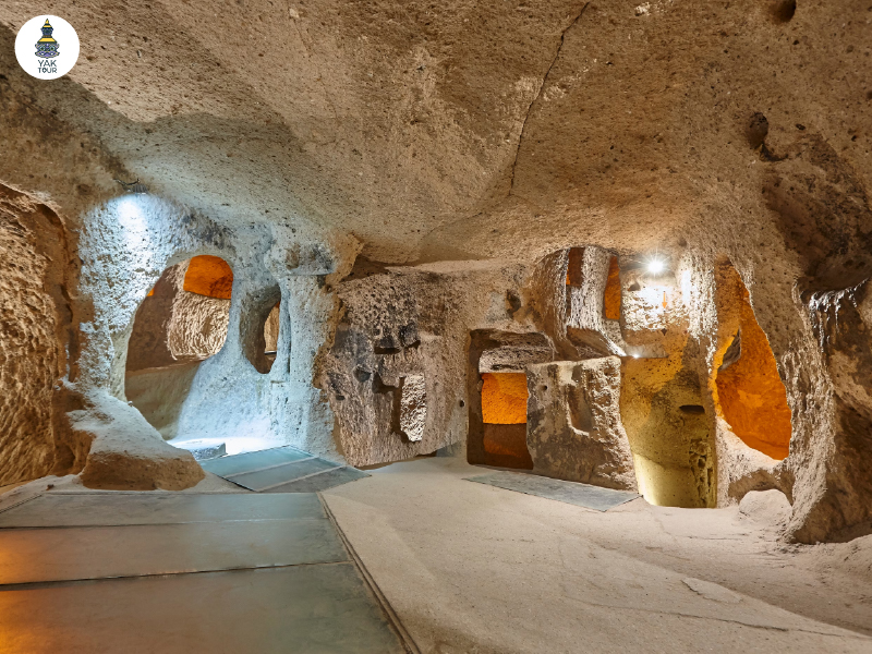เมืองใต้ดินเดอรินคุยู สถานที่ลึกลับใน Cappadocia