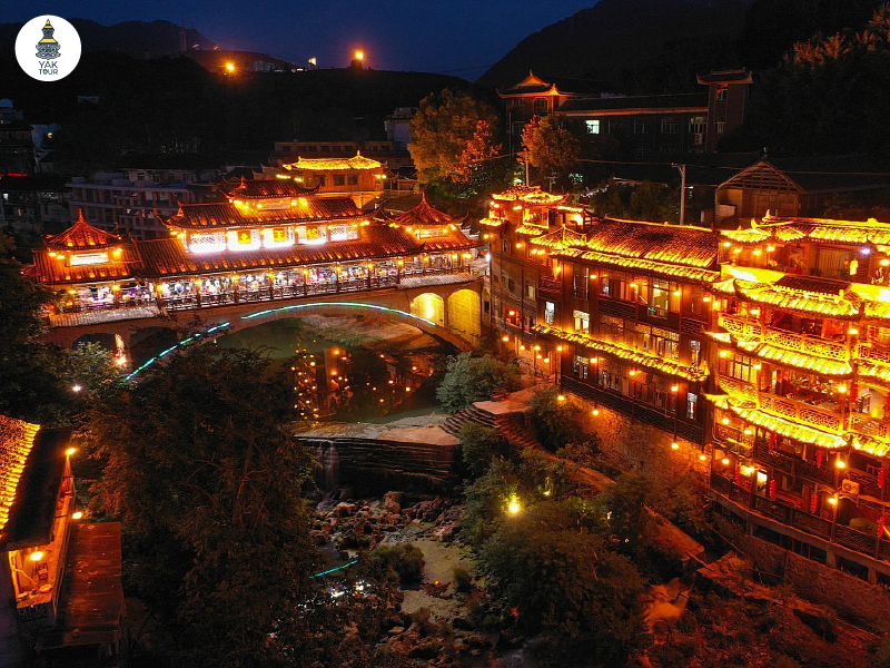สะพานไม้โบราณ Tuwang Bridge จุดชมวิวหมู่บ้านฟูหรงเจิ้นยอดนิยม