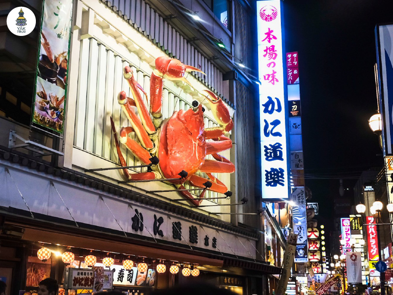ร้านปูยักษ์ Kani Doraku กับปูตัวใหญ่ขยับได้ สัญลักษณ์โด่งดังของย่าน Dotonbori ที่ต้องแวะเมื่อเที่ยวญี่ปุ่น