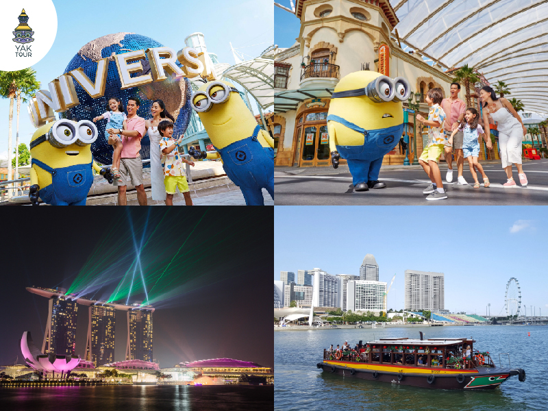 ครอบครัวเที่ยวปีใหม่ สิงคโปร์ Universal Studios Marina Bay พลุเคานต์ดาวน์