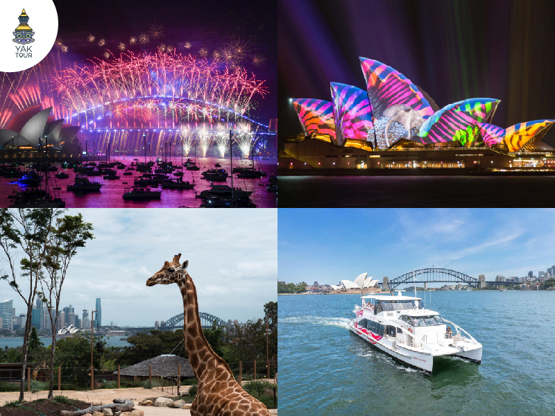ครอบครัวเที่ยวปีใหม่ ออสเตรเลีย Sydney Harbour Opera House พลุเคานต์ดาวน์